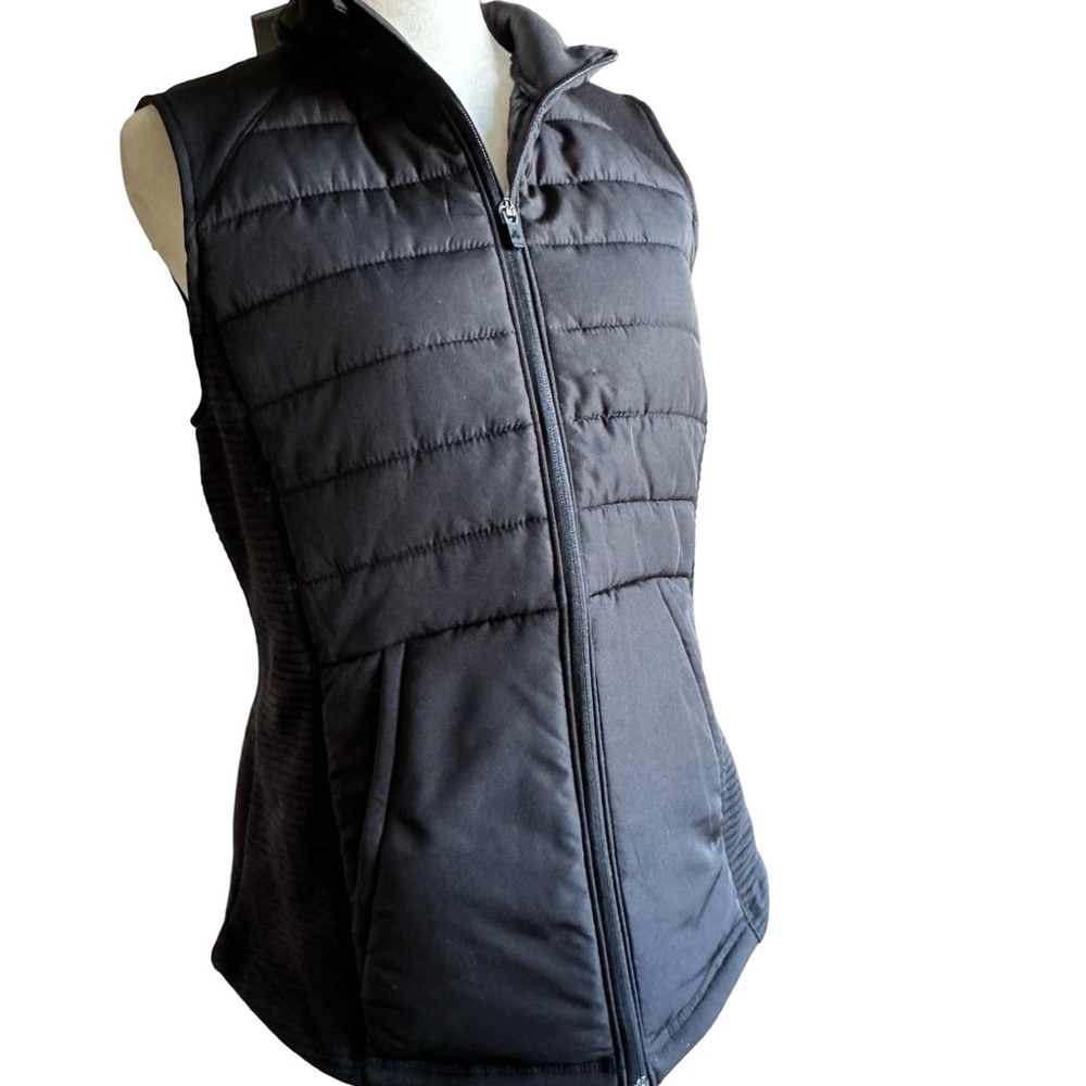 Black Bomber Vest Sz S